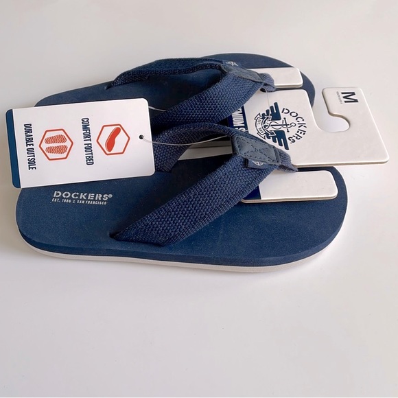 Dockers Other - Boys Dockers Flip Flops Sandals - Size M (13-1) - Blue - NWT